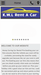 Mobile Screenshot of kwlrentalcars.com